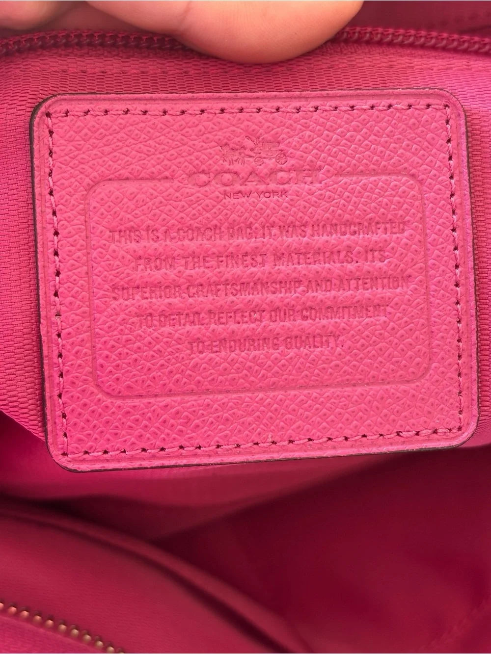 Coach New York Taxi Tote & Wallet Set – Hot Pink Crossgrain Leather | Barbiecore Luxury