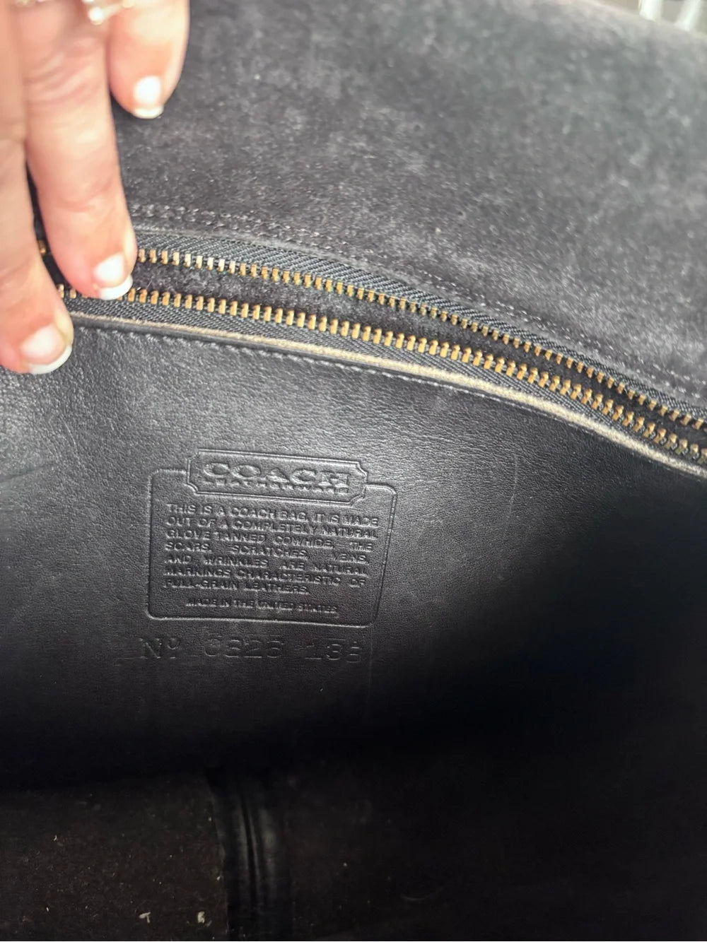 Vintage Coach Ranch Bag 9852 | Black Glovetanned Leather Crossbody | Made in USA