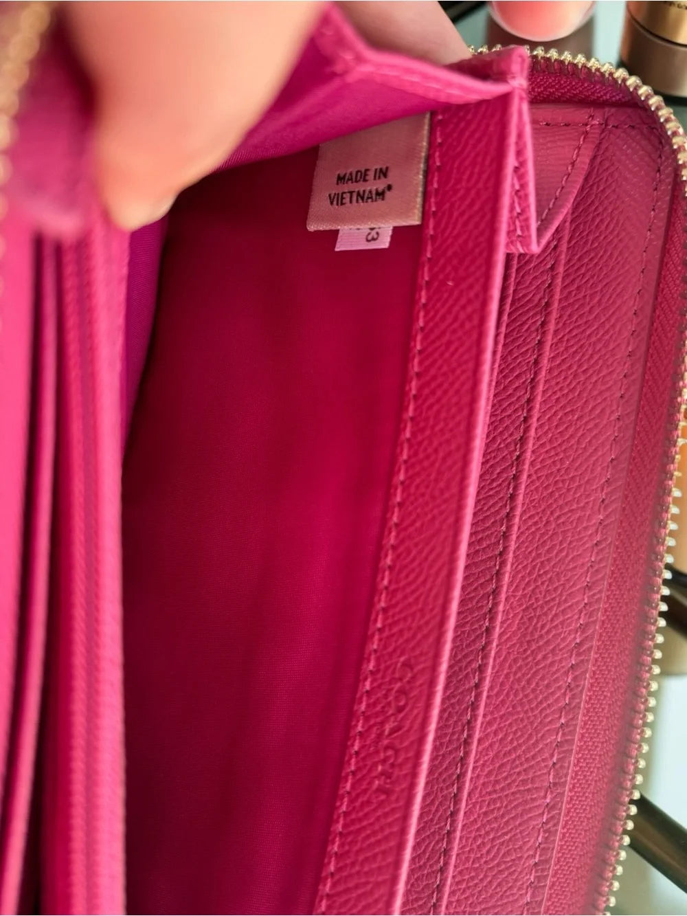Coach New York Taxi Tote & Wallet Set – Hot Pink Crossgrain Leather | Barbiecore Luxury