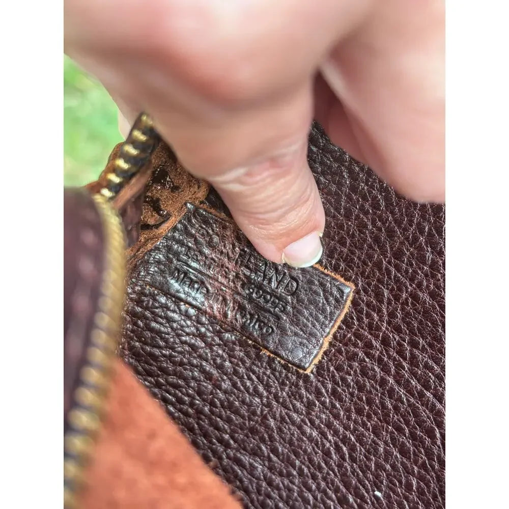 Portland Leather Perfect Circle Crossbody | Cold Brew Full Grain Leather Round Bag
